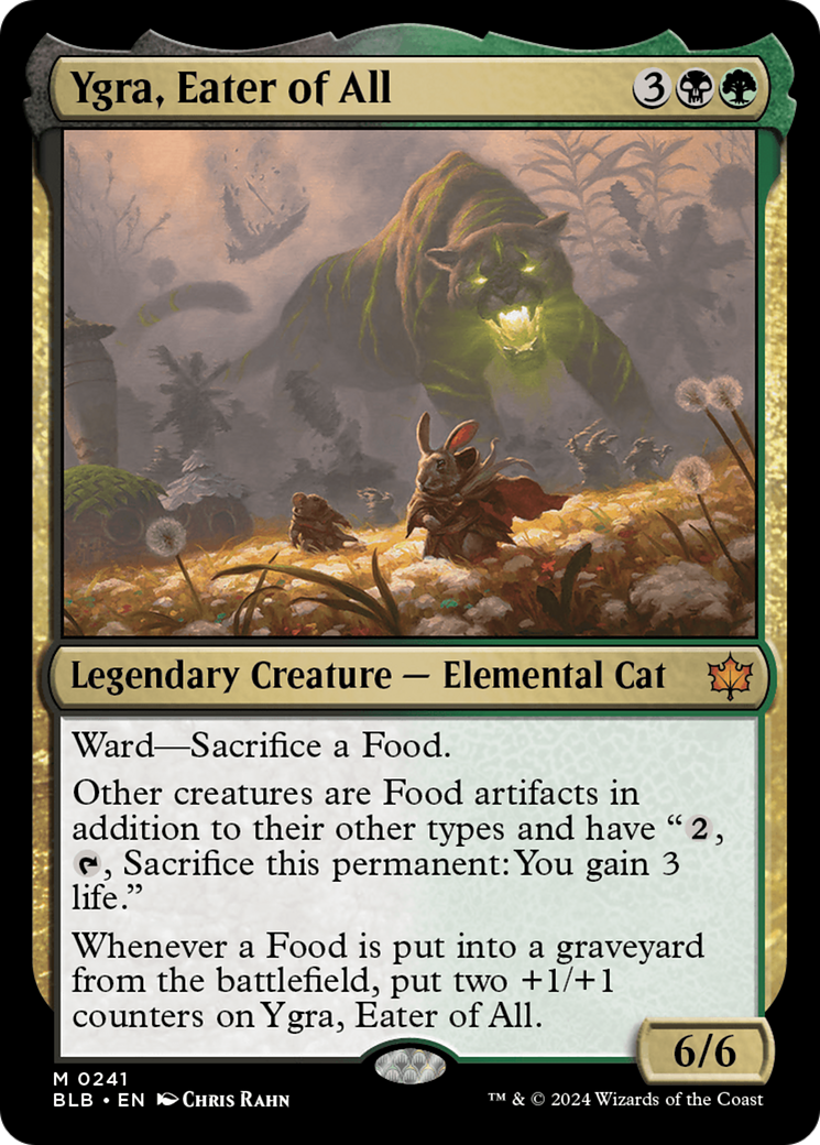 Ygra, Eater of All (BLB-241) - Bloomburrow Foil - Poke-Collect