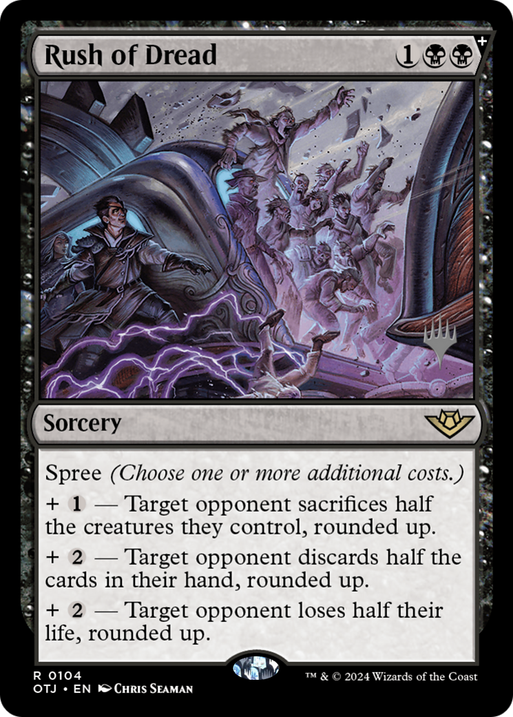 Rush of Dread (PPOTJ-104) - Outlaws of Thunder Junction Promos - Poke-Collect