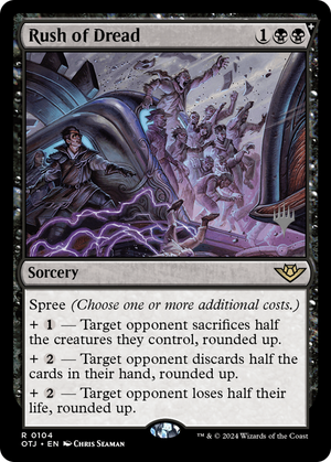 Rush of Dread (PPOTJ-104) - Outlaws of Thunder Junction Promos - Poke-Collect