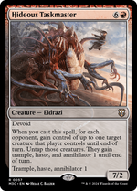 Hideous Taskmaster (M3C-057) - Modern Horizons 3 Commander: (devoid) Foil - Poke-Collect