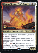 Phlage, Titan of Fire's Fury (PRE-197) - Modern Horizons 3 Promos Foil - Poke-Collect
