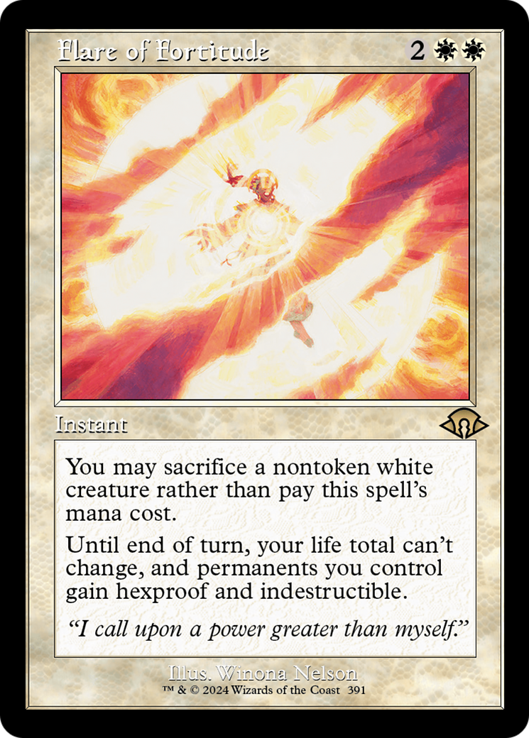 Flare of Fortitude (Retro Frame) (MH3-391) - Modern Horizons 3 - Poke-Collect
