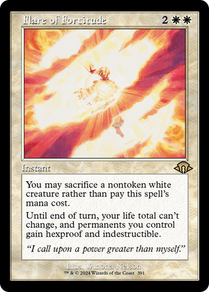 Flare of Fortitude (Retro Frame) (MH3-391) - Modern Horizons 3 - Poke-Collect