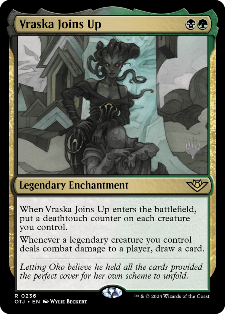 Vraska Joins Up (PPOTJ-236) - Outlaws of Thunder Junction Promos Foil - Poke-Collect