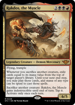 Rakdos, the Muscle (OTJ-226) - Outlaws of Thunder Junction Foil - Poke-Collect