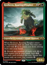 Rosheen, Roaring Prophet (Foil Etched) (MH3-494) - Modern Horizons 3 Foil - Poke-Collect