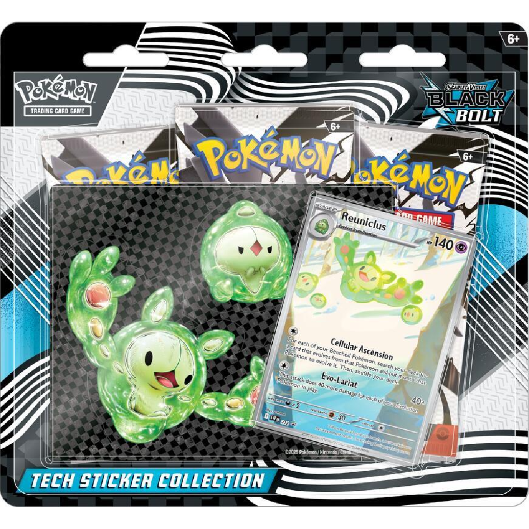 Scarlet & Violet: Black Bolt Tech Sticker Collection - Poke-Collect