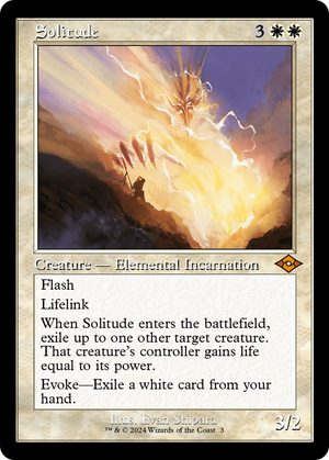 Solitude (Retro Frame) (MH2-003) - Modern Horizons 2 Timeshifts - Poke-Collect
