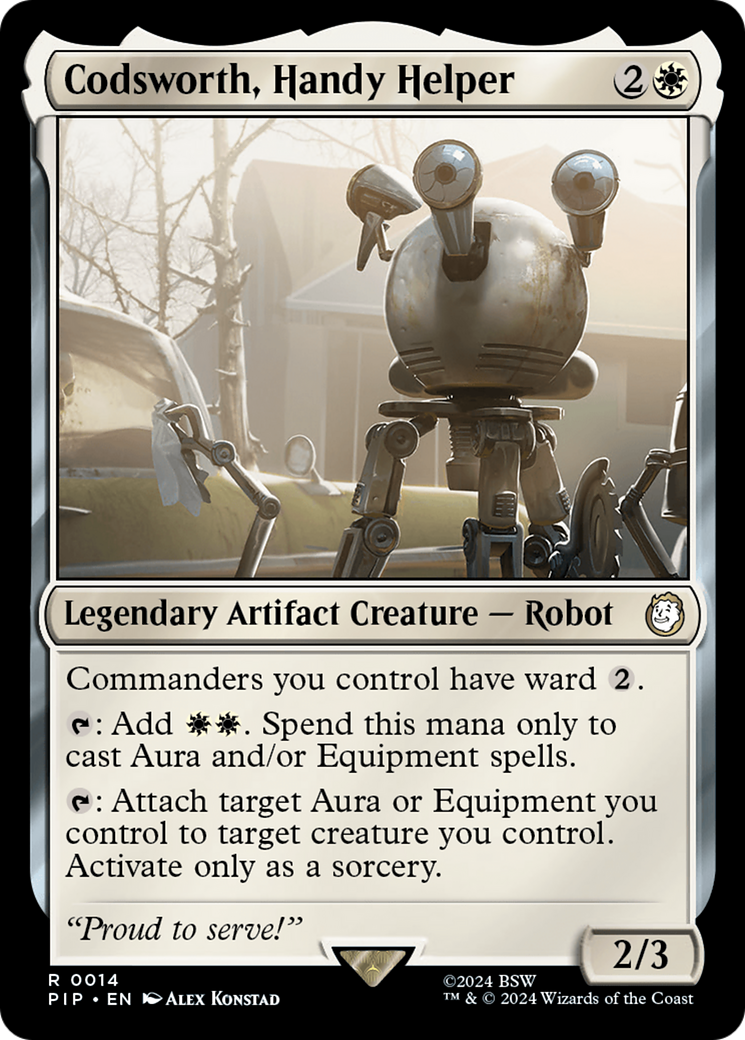 Codsworth, Handy Helper (PIP-014) - Fallout Foil - Poke-Collect