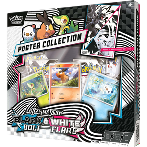 Scarlet & Violet: Black Bolt & White Flare Unova Poster Collection - Poke-Collect