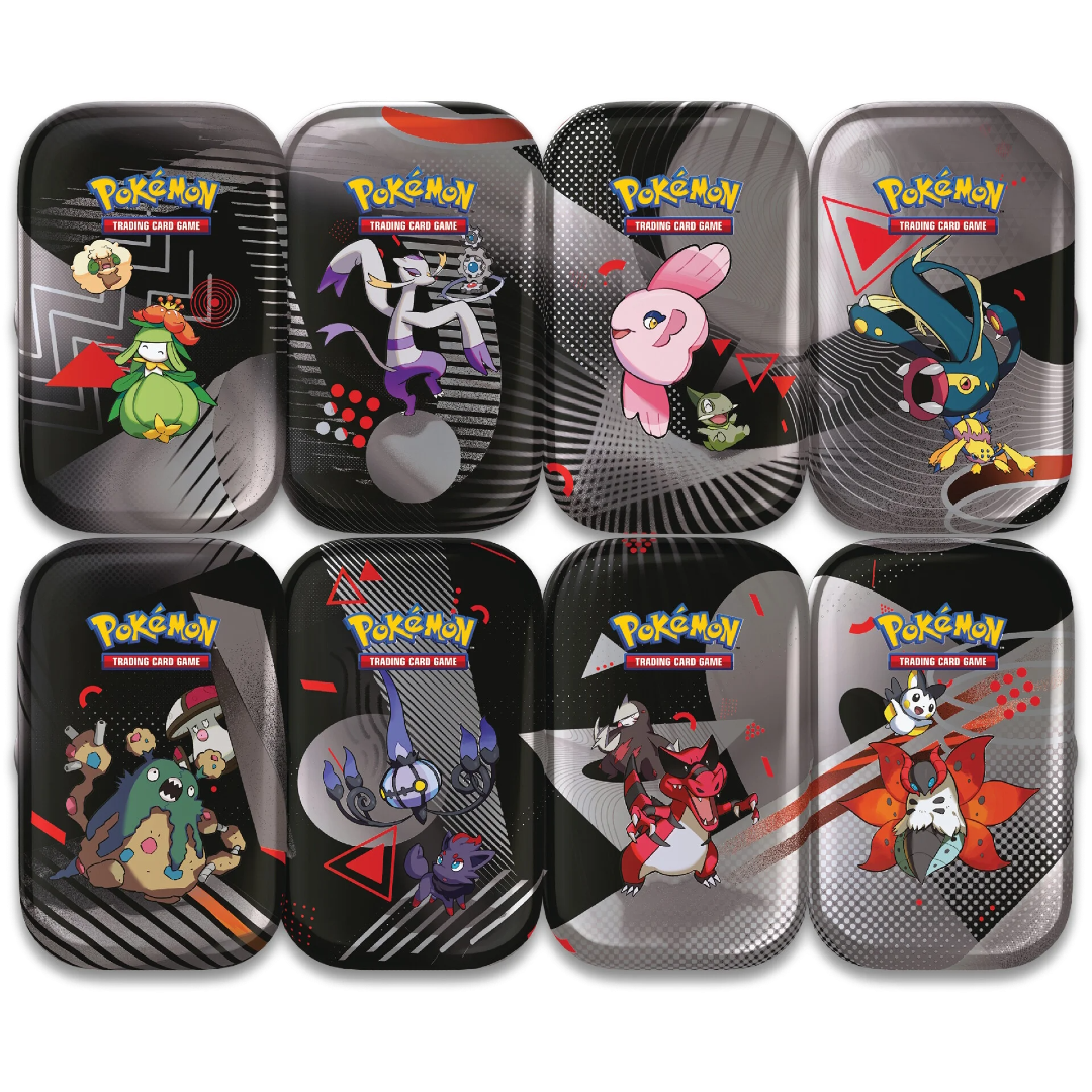 Scarlet & Violet: Black Bolt & White Flare Mini Tin (Set of 8) - Poke-Collect