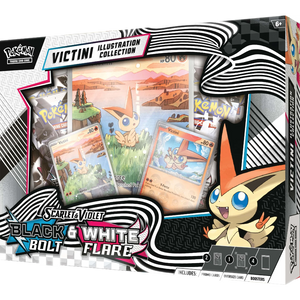 Scarlet & Violet: Black Bolt & White Flare Victini Illustration Collection - Poke-Collect