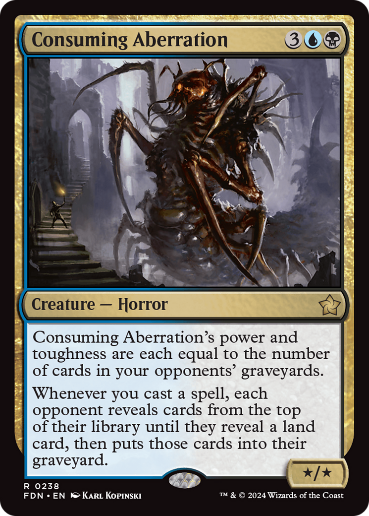 Consuming Aberration (FDN-238) - Foundations Foil - Poke-Collect