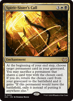 Spirit-Sister's Call (DSC-232) - Duskmourn: House of Horror Commander - Poke-Collect