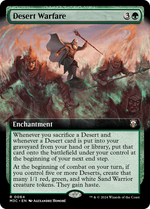 Desert Warfare (M3C-064) - Modern Horizons 3 Commander: (Extended Art) - Poke-Collect