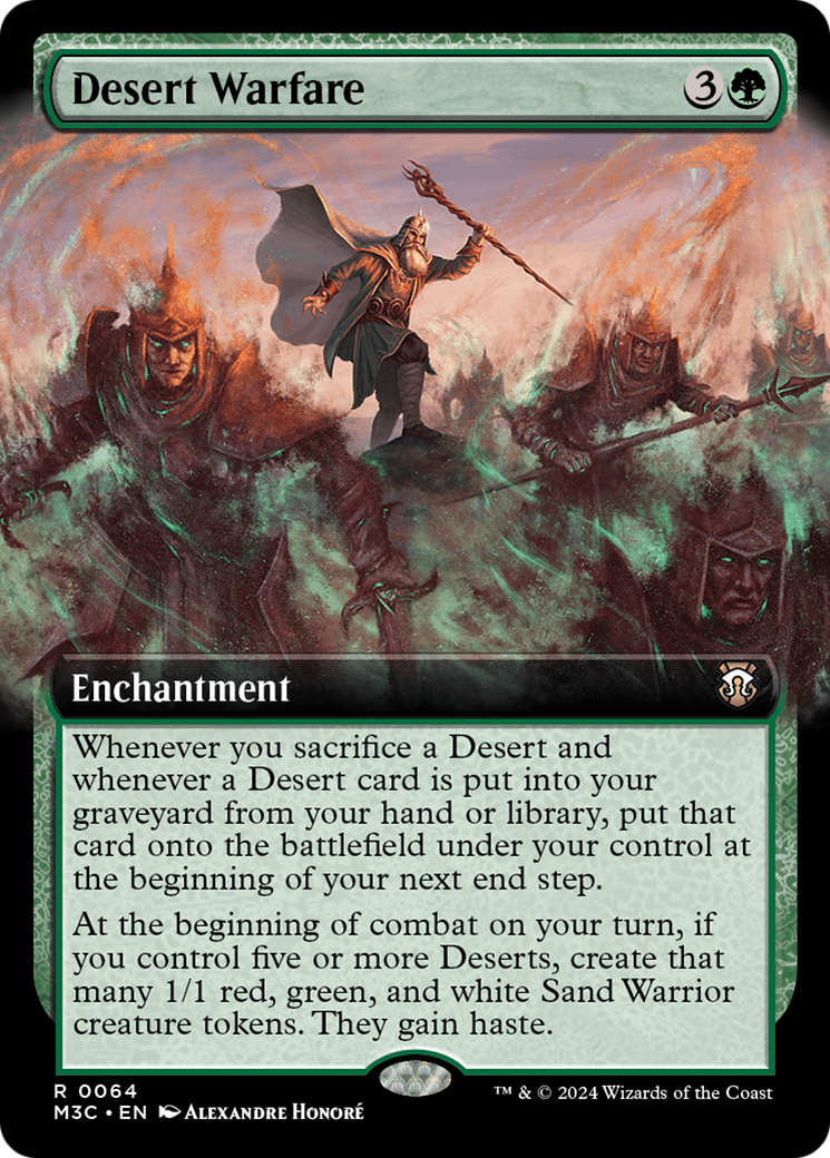 Desert Warfare (M3C-064) - Modern Horizons 3 Commander: (Extended Art) - Poke-Collect
