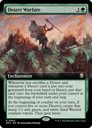 Desert Warfare (M3C-064) - Modern Horizons 3 Commander: (Extended Art) - Poke-Collect