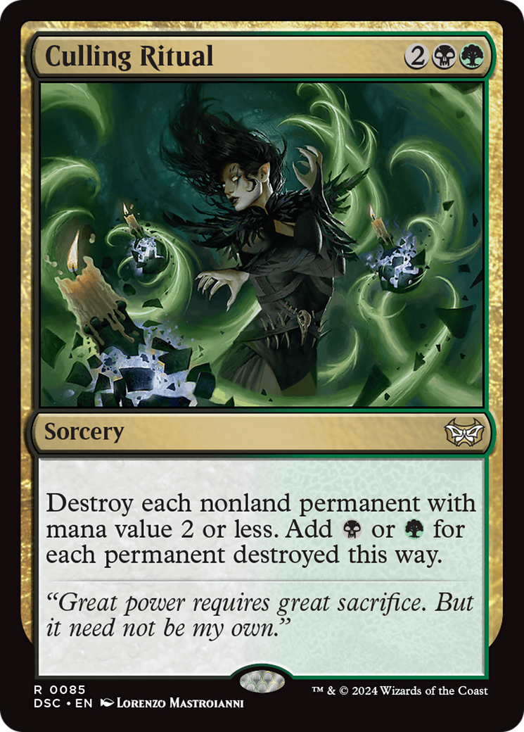 Culling Ritual (DSC-085) - Duskmourn: House of Horror Commander - Poke-Collect