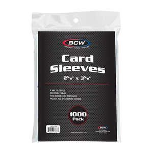 1000 BCW Standard Card Sleeves