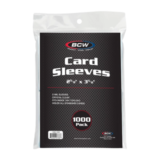 1000 BCW Standard Card Sleeves - Poke-Collect