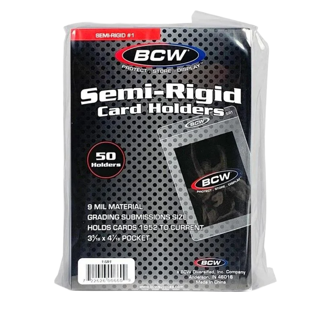 50 BCW Semi-Rigid Card Holder 1 - Poke-Collect