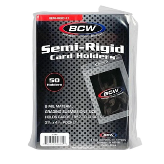 50 BCW Semi-Rigid Card Holder 1 - Poke-Collect