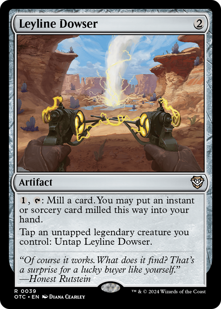 Leyline Dowser (OTC-039) - Outlaws of Thunder Junction Commander - Poke-Collect