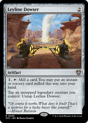Leyline Dowser (OTC-039) - Outlaws of Thunder Junction Commander - Poke-Collect