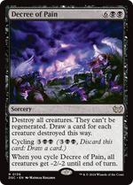 Decree of Pain (DSC-136) - Duskmourn: House of Horror Commander - Poke-Collect