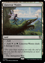 Llanowar Wastes (OTC-305) - Outlaws of Thunder Junction Commander - Poke-Collect