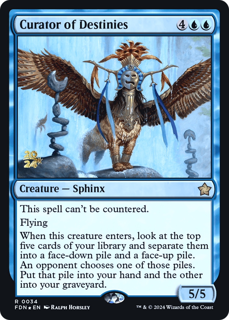 Curator of Destinies (PRE-034) - Foundations Promos Foil - Poke-Collect