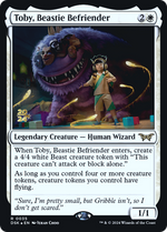 Toby, Beastie Befriender (PRE-035) - Duskmourn: House of Horror Promos Foil - Poke-Collect