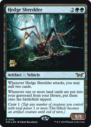 Hedge Shredder (PRE-183) - Duskmourn: House of Horror Promos Foil - Poke-Collect