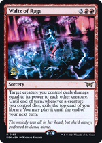 Waltz of Rage (PRE-165) - Duskmourn: House of Horror Promos Foil - Poke-Collect