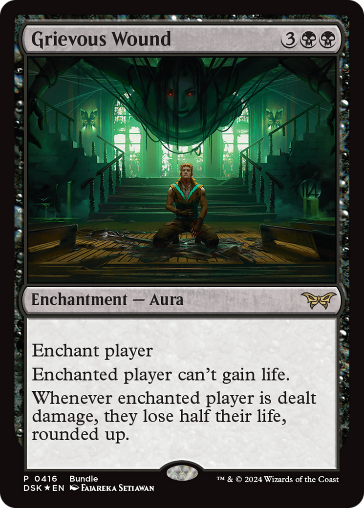 Grievous Wound (UMP-416) - Duskmourn: House of Horror Foil - Poke-Collect