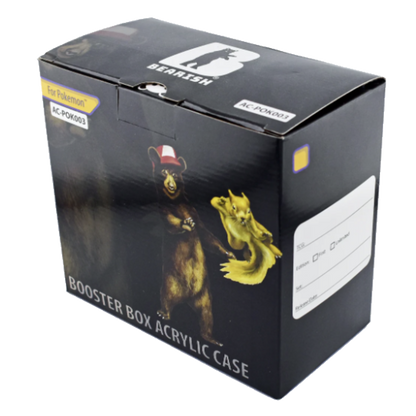 Bearish Acrylic Case Pokemon Booster Display - Poke-Collect