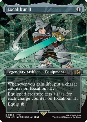 Excalibur II (FIN-352) - FINAL FANTASY (Borderless) Foil - Poke-Collect