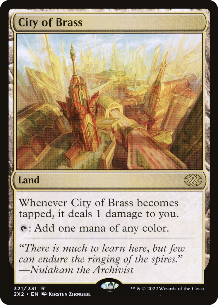 City of Brass (2X2-321) - Double Masters 2022 - Poke-Collect