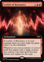 Leyline of Resonance (DSK-379) - Duskmourn: House of Horror: (Extended Art) Foil - Poke-Collect