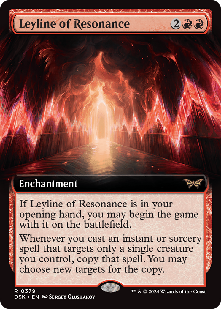 Leyline of Resonance (DSK-379) - Duskmourn: House of Horror: (Extended Art) Foil - Poke-Collect