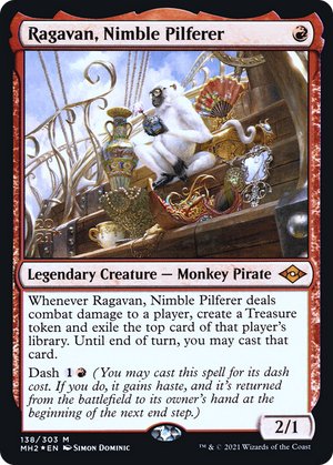 Ragavan, Nimble Pilferer (PRE-138S) - Modern Horizons 2 Promos Foil - Poke-Collect