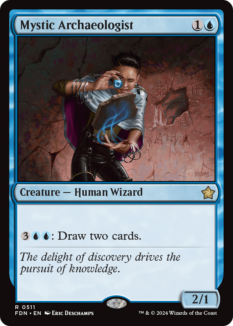 Mystic Archaeologist (FDN-511) - Foundations - Poke-Collect