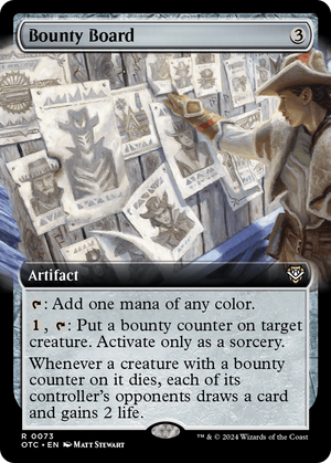 Bounty Board (OTC-073) - Outlaws of Thunder Junction Commander: (Extended Art) - Poke-Collect