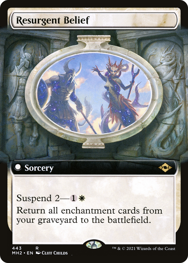 Resurgent Belief (MH2-443) - Modern Horizons 2: (Extended Art) - Poke-Collect