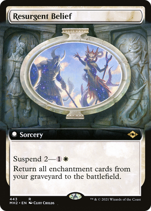 Resurgent Belief (MH2-443) - Modern Horizons 2: (Extended Art) - Poke-Collect