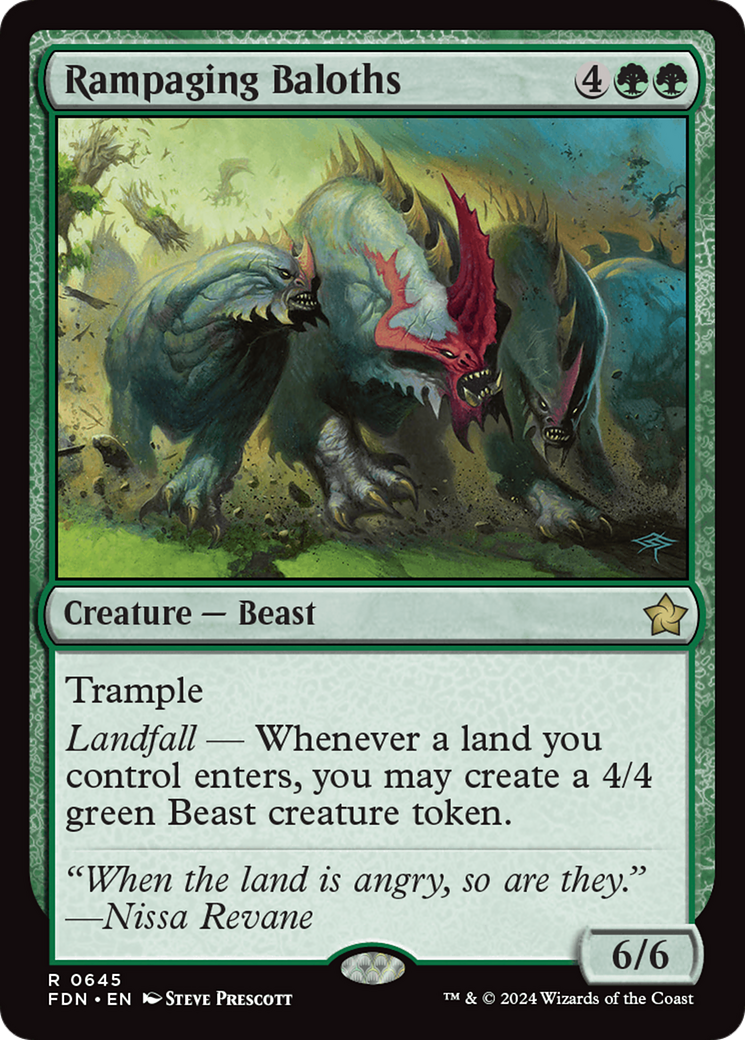 Rampaging Baloths (FDN-645) - Foundations - Poke-Collect