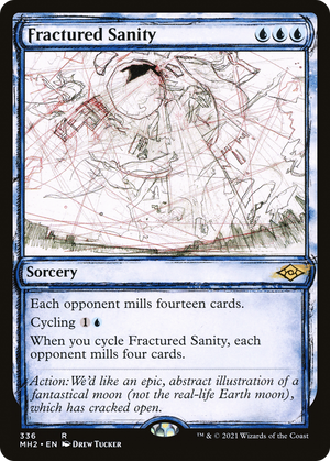 Fractured Sanity (MH2-336) - Modern Horizons 2: (Showcase) Foil - Poke-Collect