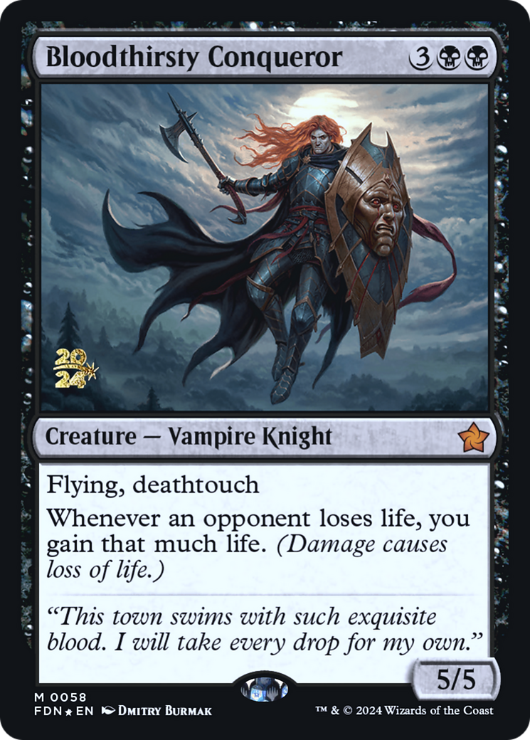 Bloodthirsty Conqueror (PRE-058) - Foundations Promos Foil - Poke-Collect