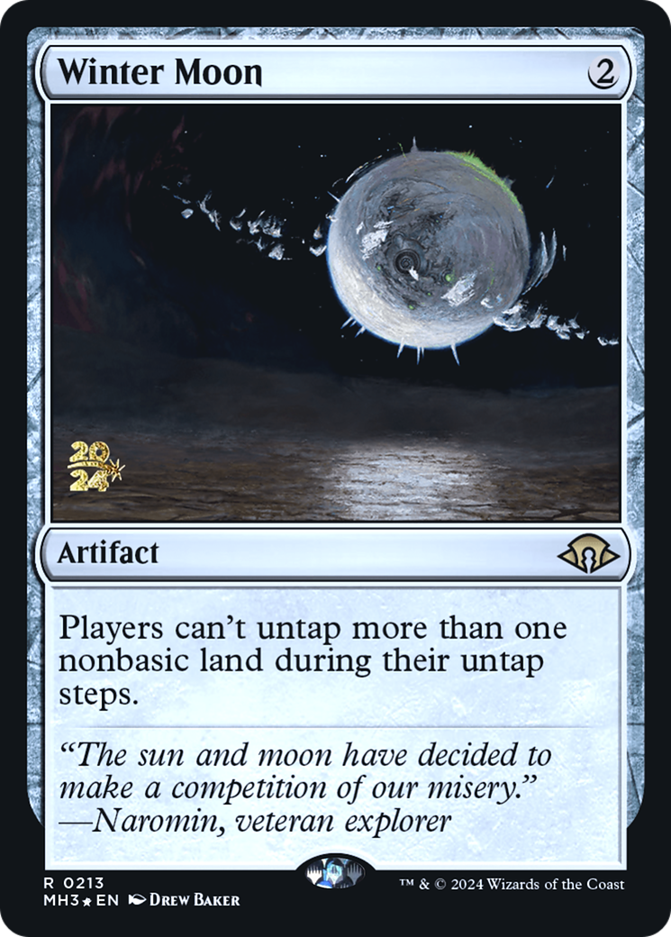 Winter Moon (PRE-213) - Modern Horizons 3 Promos Foil - Poke-Collect