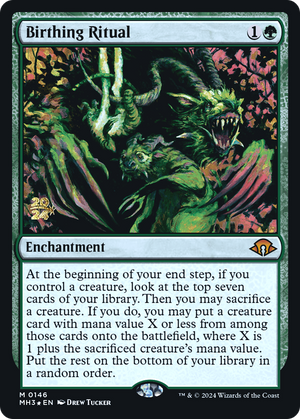 Birthing Ritual (PRE-146) - Modern Horizons 3 Promos Foil - Poke-Collect